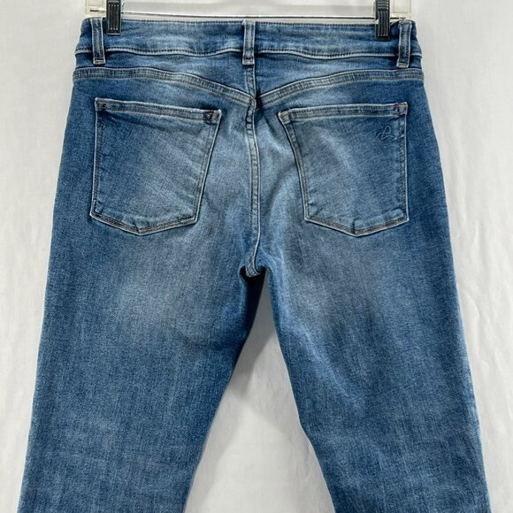 DL1961 Florence Instasculpt Cropped Jeans Women 27 Stretch Denim Skinny Leg Blue - Picture 8 of 14